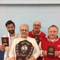 Lesley Crowe, David Sharpe, John Jeffery and Steve Hall claim maiden fours title